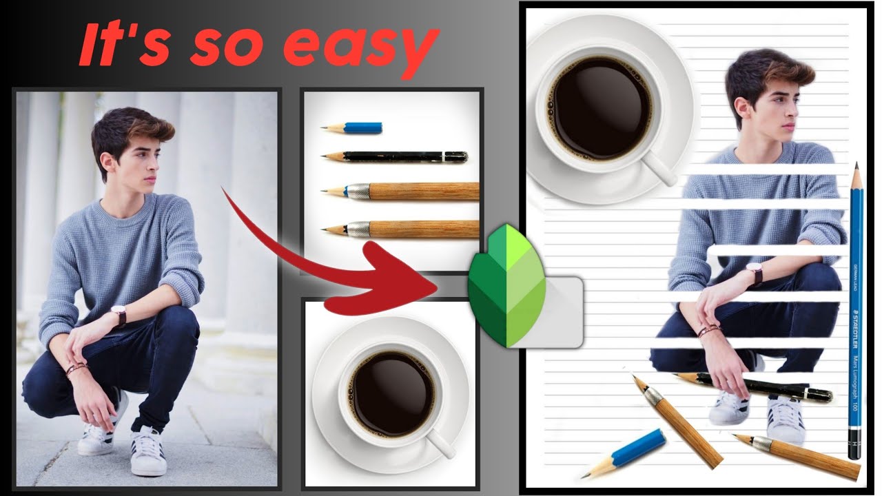 3D Drawing Photo Editing in Snapseed | Edit photo 3d keren di snapseed