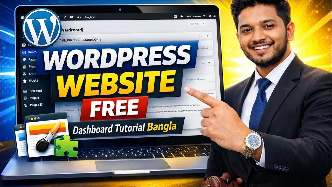 WordPress Website Setup Bangla 2026