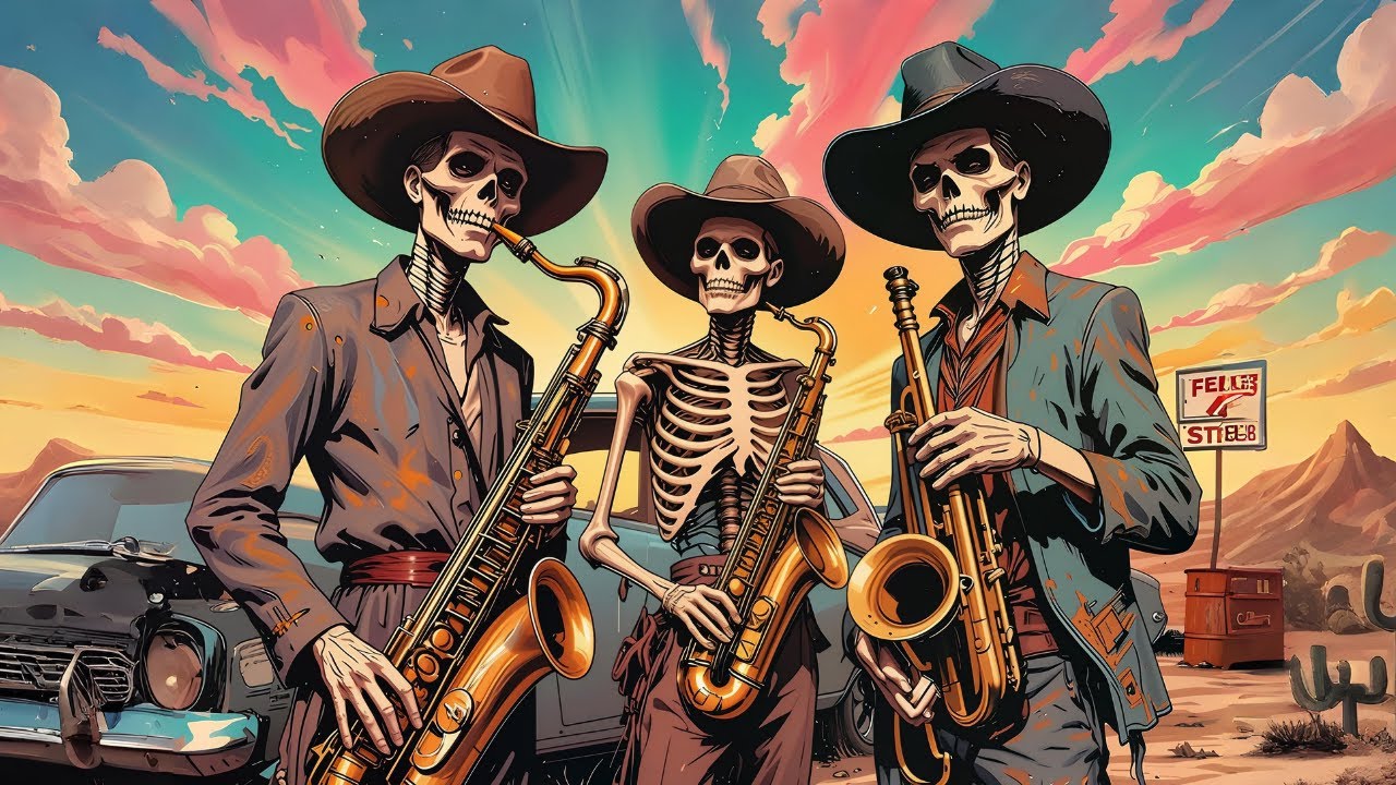 Brass Sun in Psychedelic Desert ☀️┃2 Hours Rock Music Set