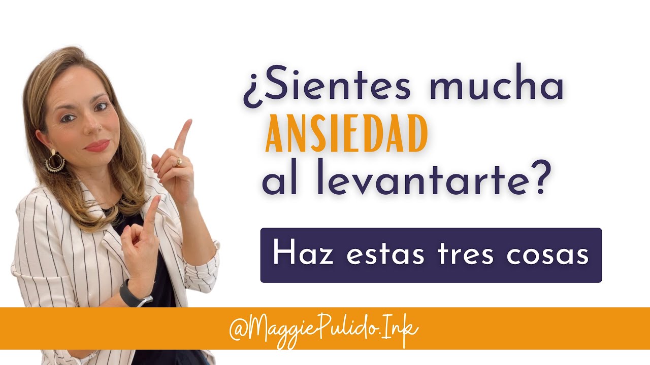 ⬇️ DISMINUYE la ANSIEDAD | Haz estas 3 cosas ✍🏻