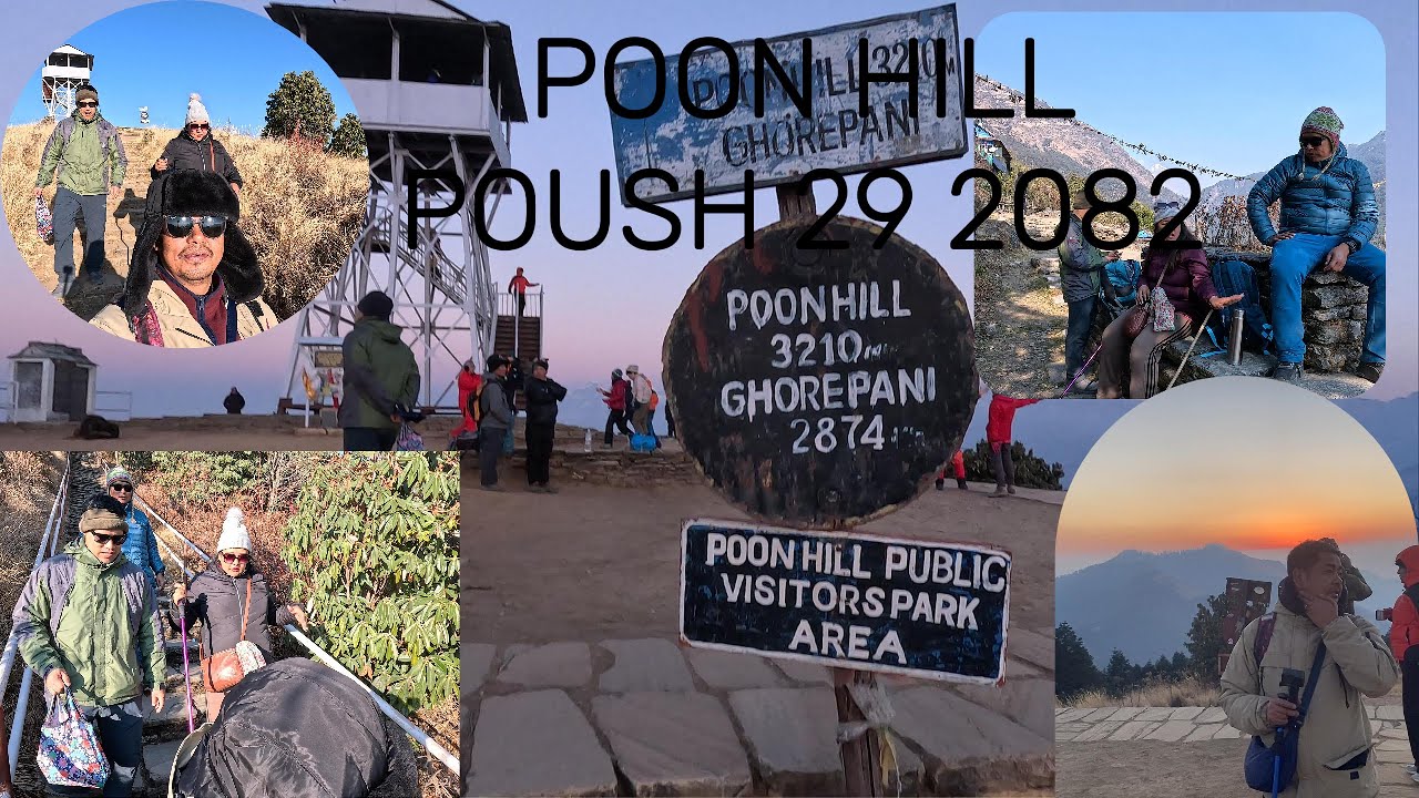 GHOREPANI TO POON HILL पुन हिल देखि तल खोला सम्म को पैदल यात्रा | धेरै गारो भयो ५/६ घण्टा हिड्न