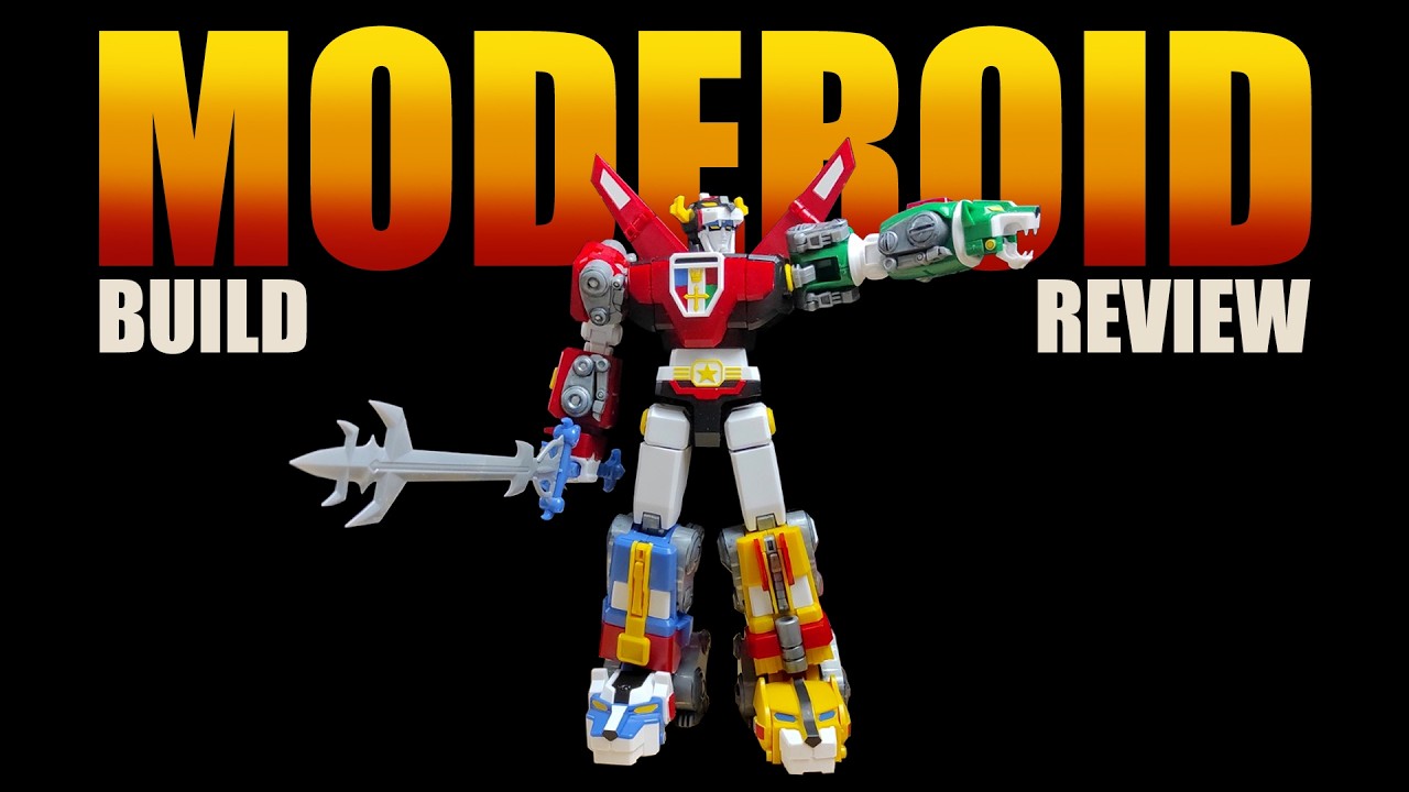 Сборка и обзор модели Ep899 MODEROID GoLion (он же Вольтрон).