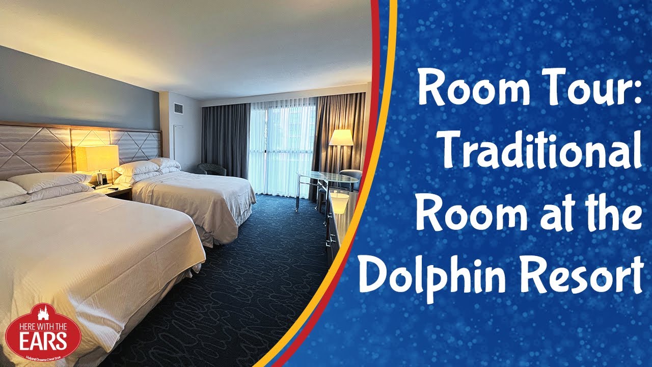 Walt Disney World Dolphin Resort Room Tour - Traditional Room with Resort View