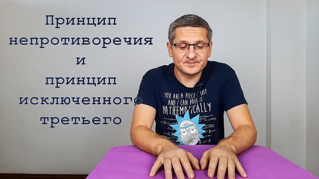 Логика. Закон (принцип) непротиворечия и закон исключенного третьего. Философия науки.
