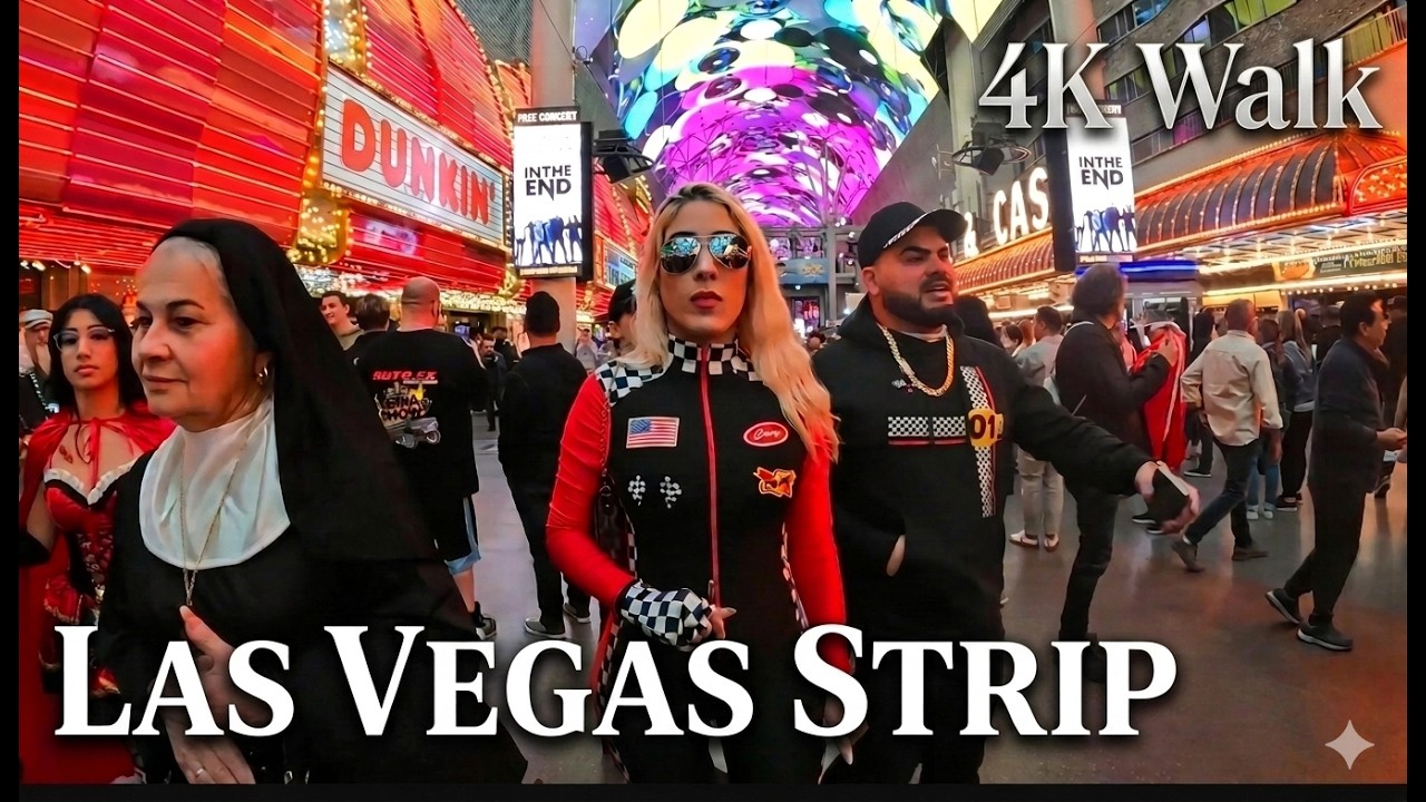 LAS VEGAS STRIP at Night 🇺🇸 | The Most Electrifying Walk in America (4K HDR)