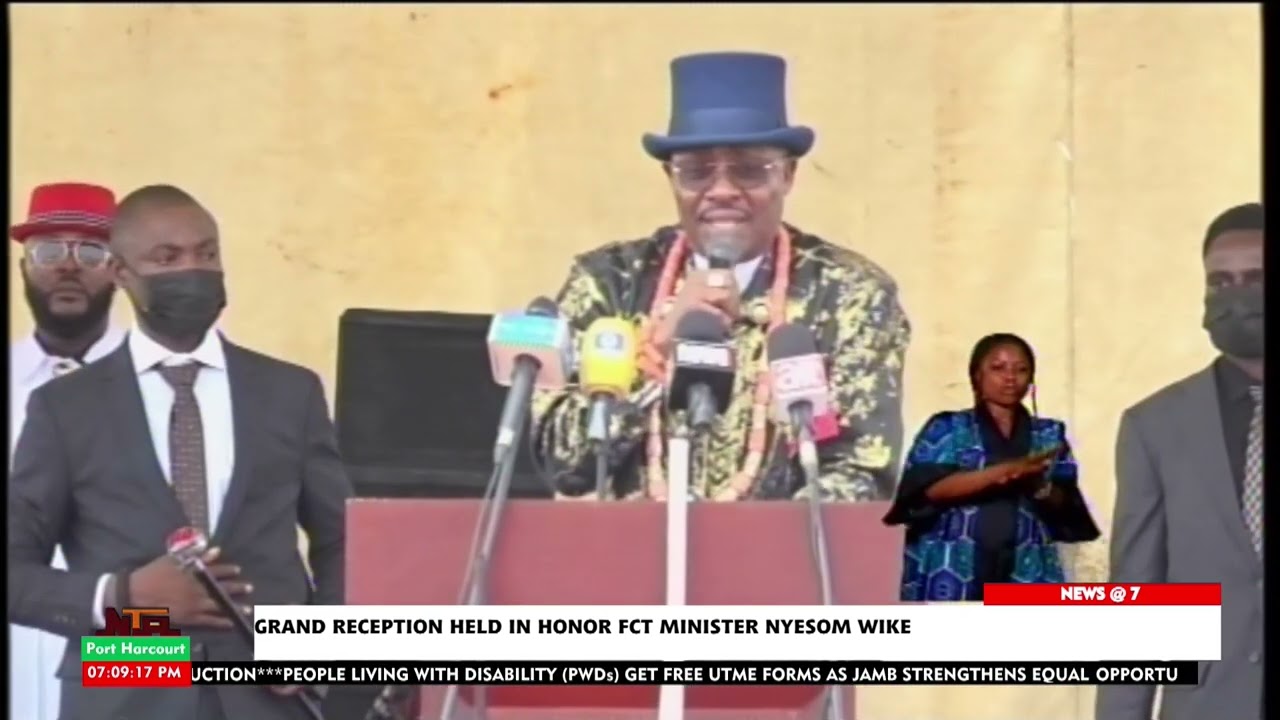 A CIVIC RECEPTION IN HONOUR OF FCT MINISTER WIKE HAS BEEN HELD BY THE WAKIRIKE ETHNIC NATIONALITY