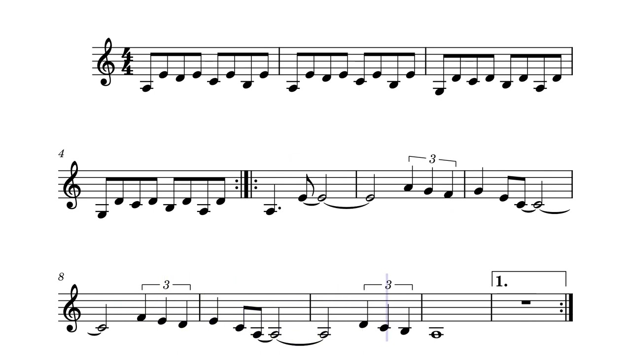 Moskau - Dschinghis Khan - Clarinet Sheet Music