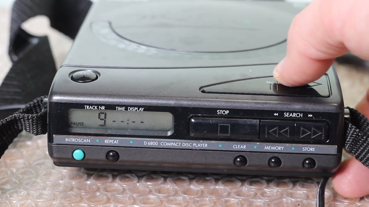 Philips digital personal CD Player Programmabile D6800 Made in Austria quick test