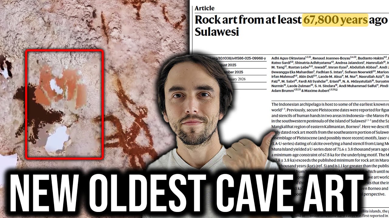 Conflicts with Out of Africa? Oldest Cave Art (Jan. 2026 paper)