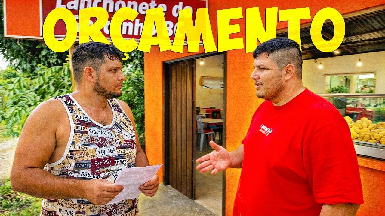 FIZ O OR&Ccedil;AMENTO ￼PARA REFORMAR A LANCHONETE DO GORDINHO BC !!! 😍🔥