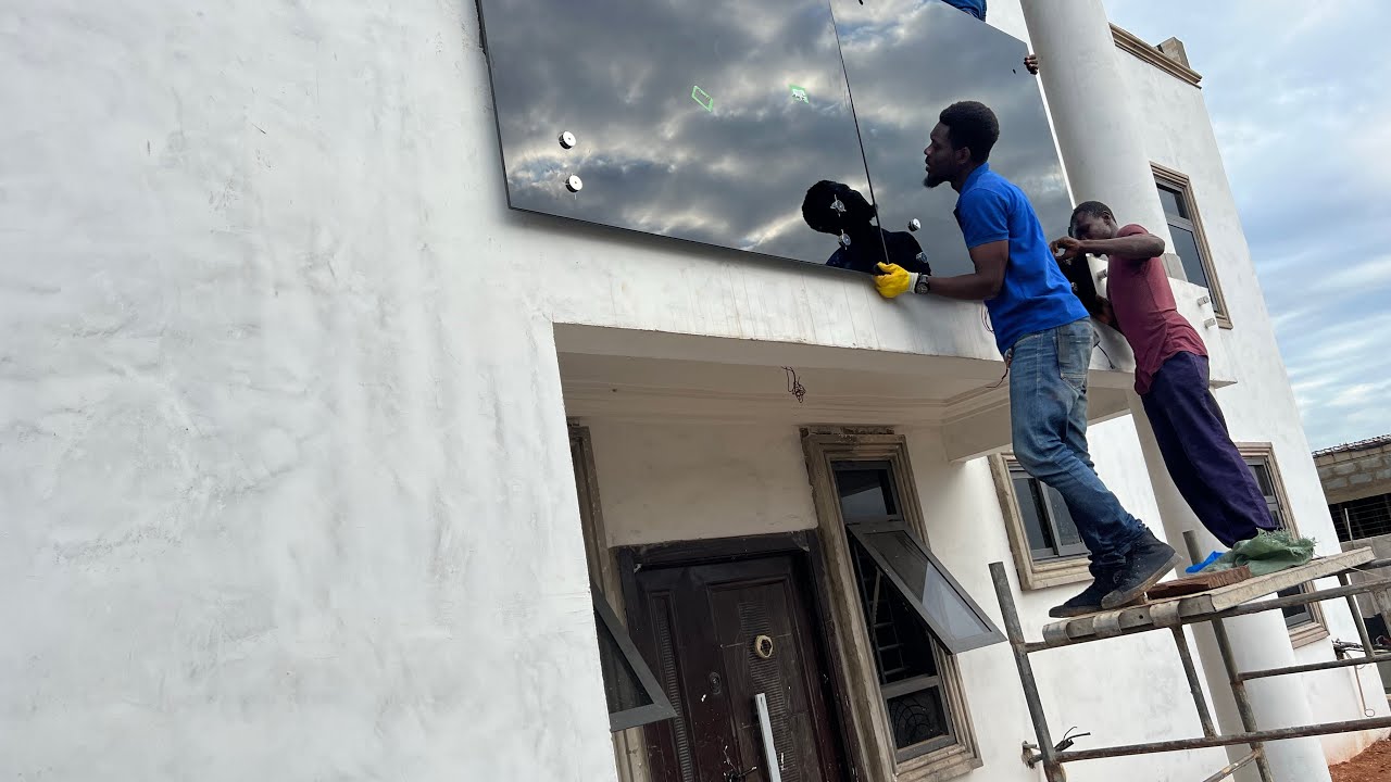 Building in Ghana | Glass Balustrade Installation Episode 1