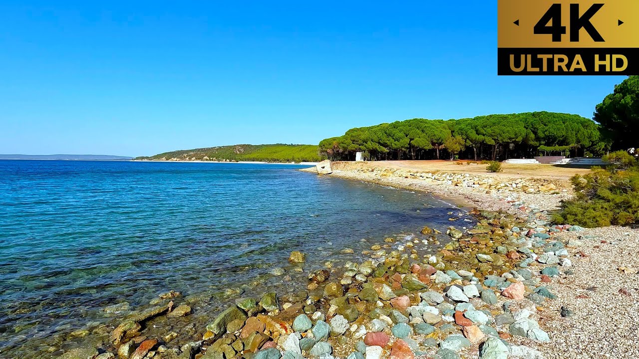 &Ccedil;anakkale Eceabat | Kabatepe Plajı | 4K | 60fps | 2023 |