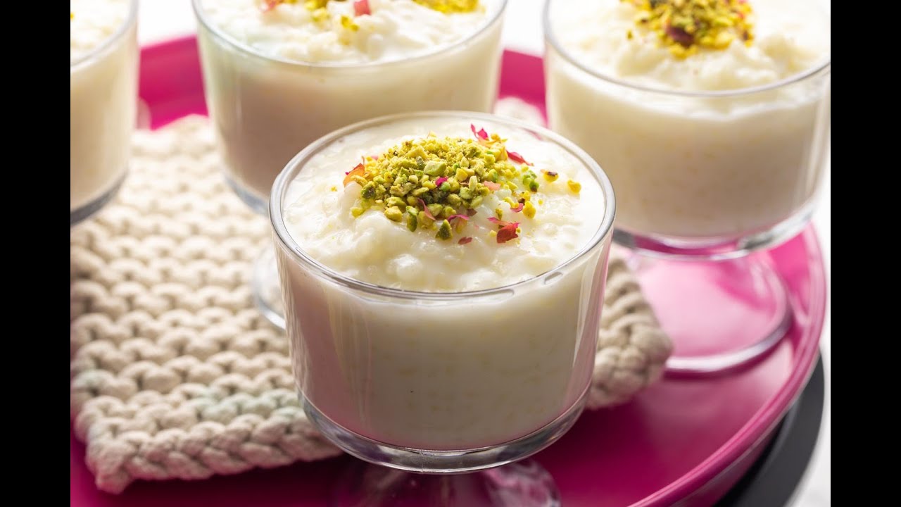 Lebanese Rice Pudding (Riz Bi Haleeb) رز بحليب