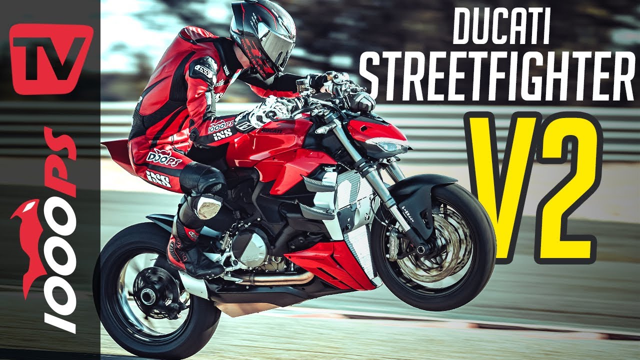 Besser als die V4?? Ducati Streetfighter V2 im ersten Test auf Straße und Rennstrecke
