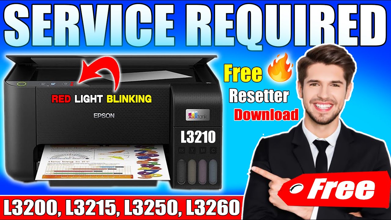 Epson l3210 Service Required Problem Epson l3210 Reset Kaise Kare