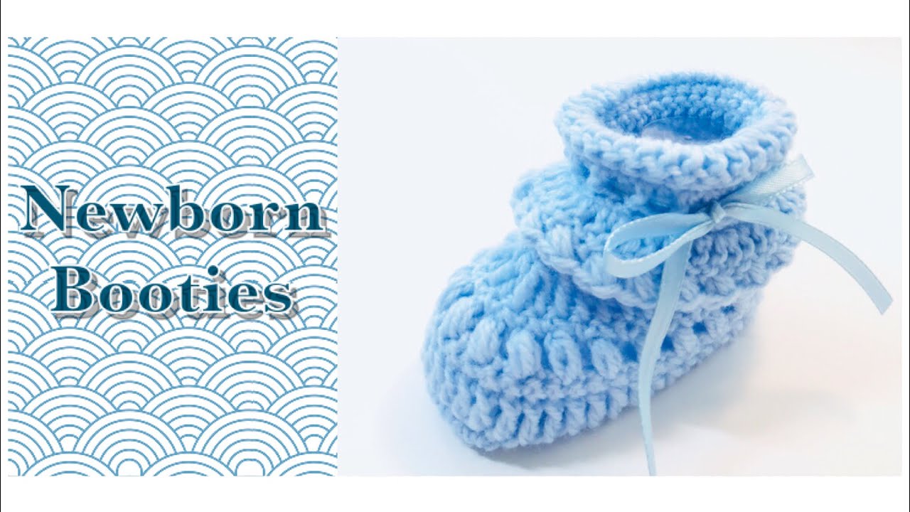 How to | Easy crochet bean stitch baby booties | newborn shoes | boy or girl | Crochet for Baby 