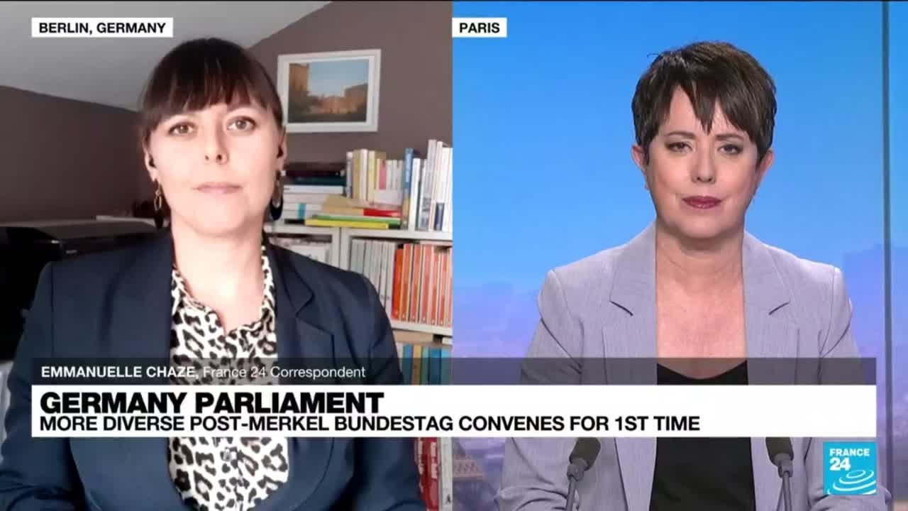 Germany's more diverse, post-Merkel parliament convenes for first time • FRANCE 24 English