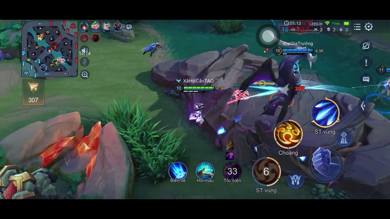 Murad đc gank4 mạng liên tục nên gáy. K ngờ là gặp ad chuyên săn sát thủ, vanlhein cân3 late game:))