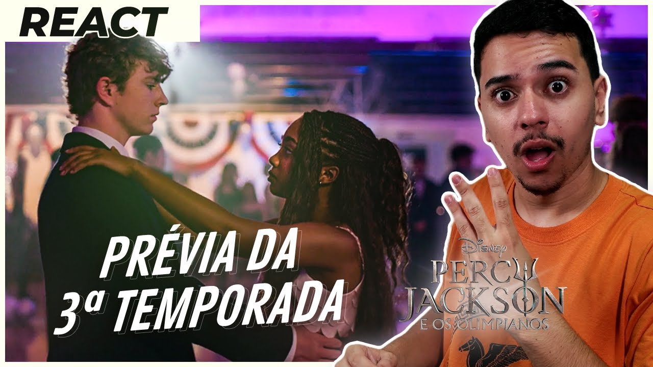 3ª temporada de PERCY JACKSON esse ano!! | REACT pós-crédito final