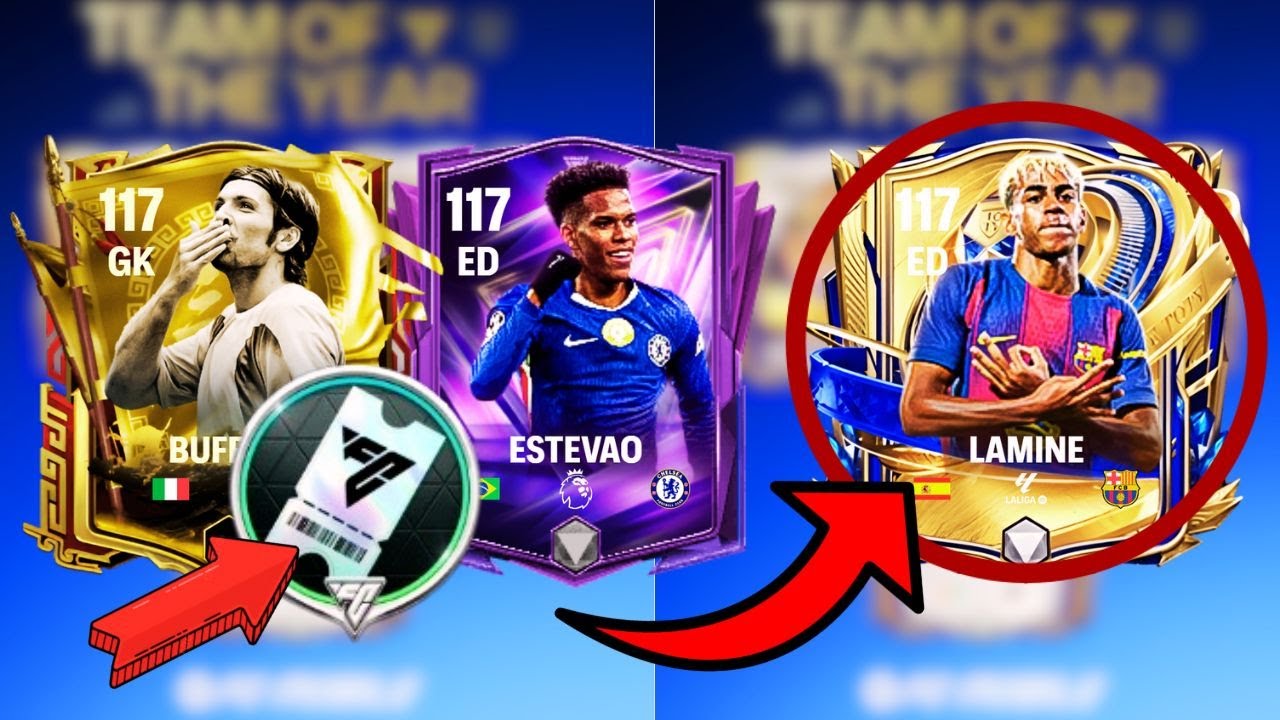 FILTRADO LAMINE 117🔥AÑO NUEVO LUNAR🔥MENCIONES HONORIFICAS TOTY🔥FUTURE STARS✨ FC MOBILE 26