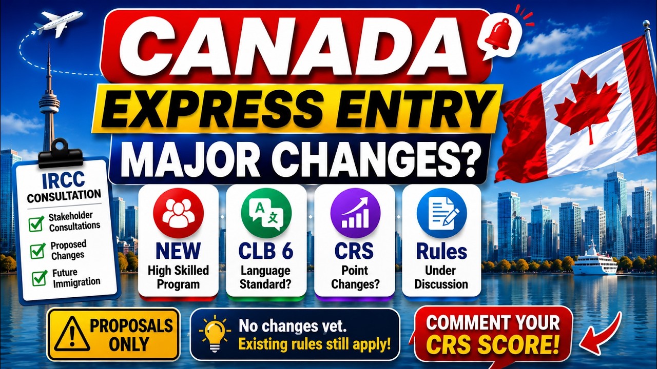 Canada Express Entry Major Changes? | New Federal High Skilled Program Explained | CRS & CLB Updates