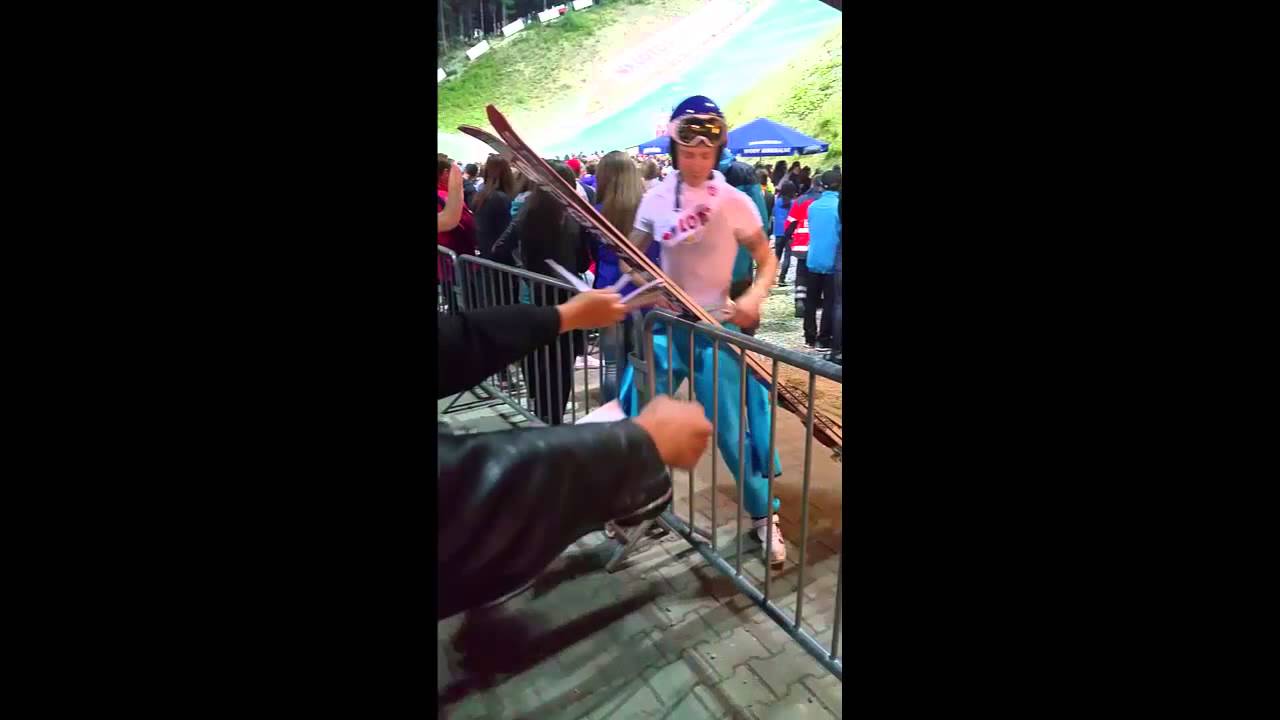 Ski jumpers give autographs to the fans 2. - Wisla Sgp 2015.07.30-08.01 HD