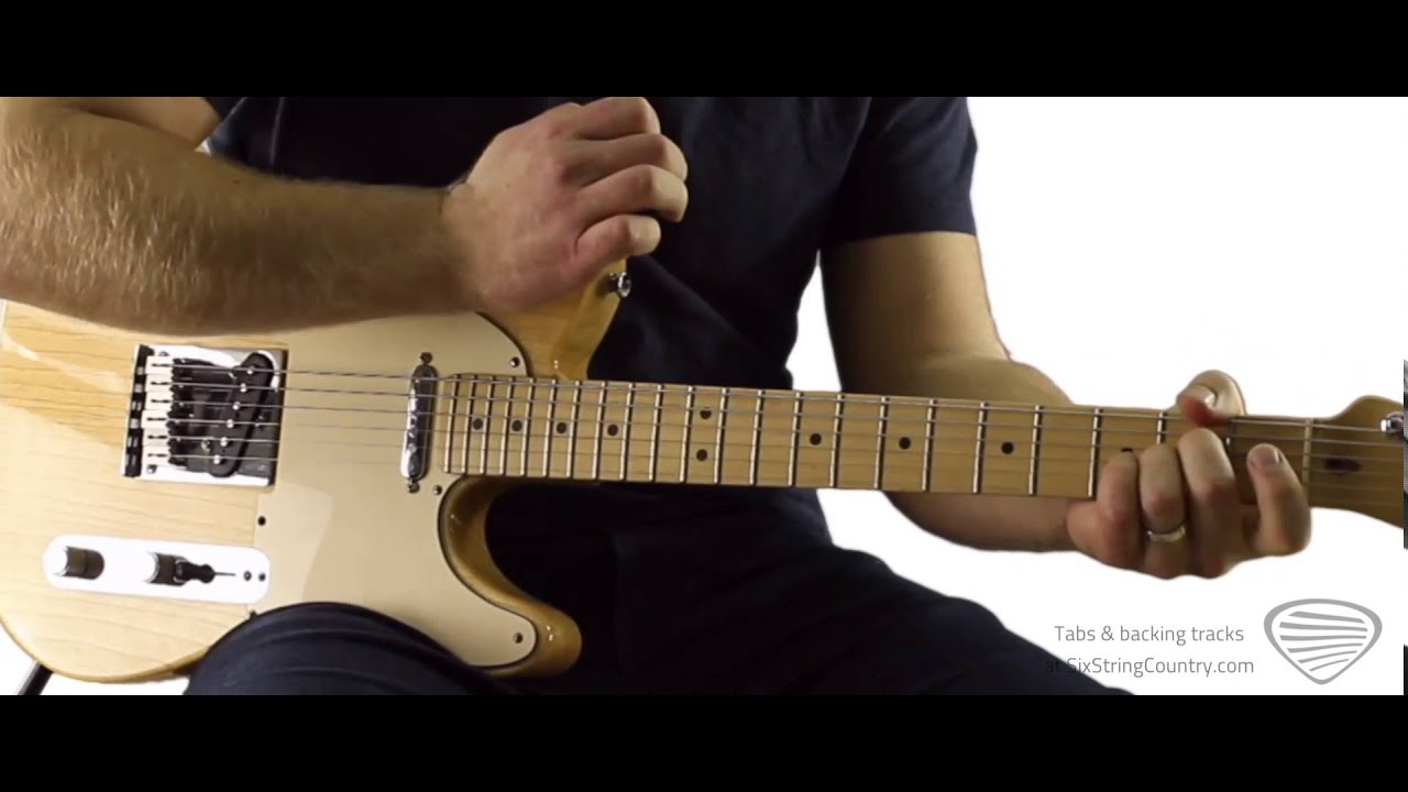 Pedal Steel Licks on Electric Guitar - Free Lessons from Six String Country