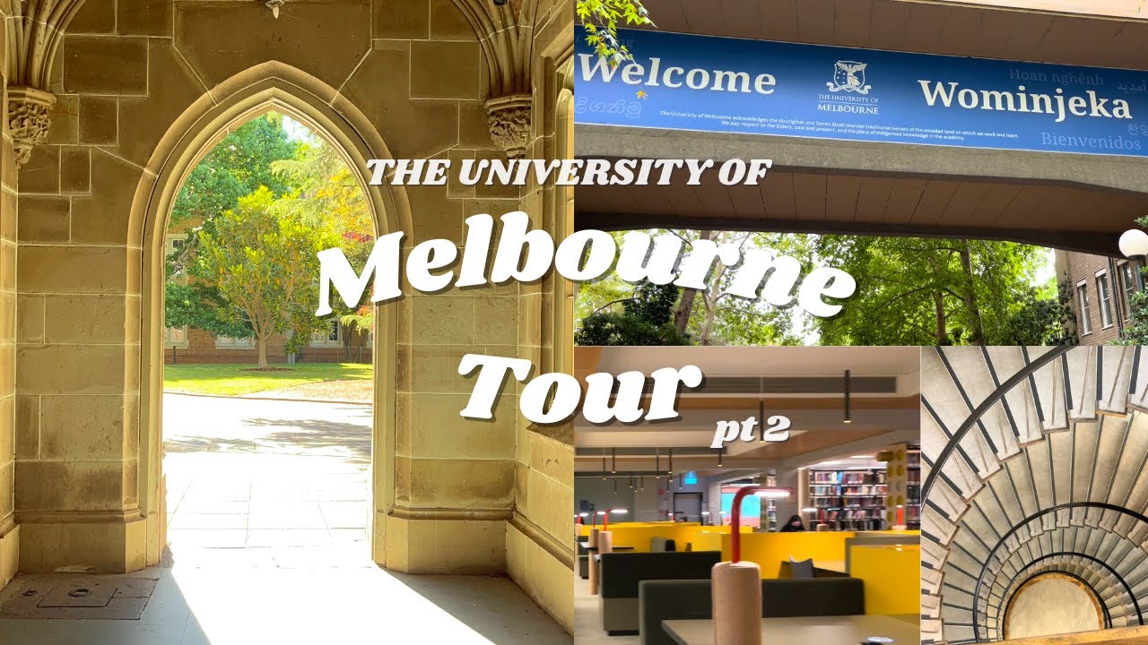 University of Melbourne Tour pt 2, libraries, lecture halls, summerfest oweek and more