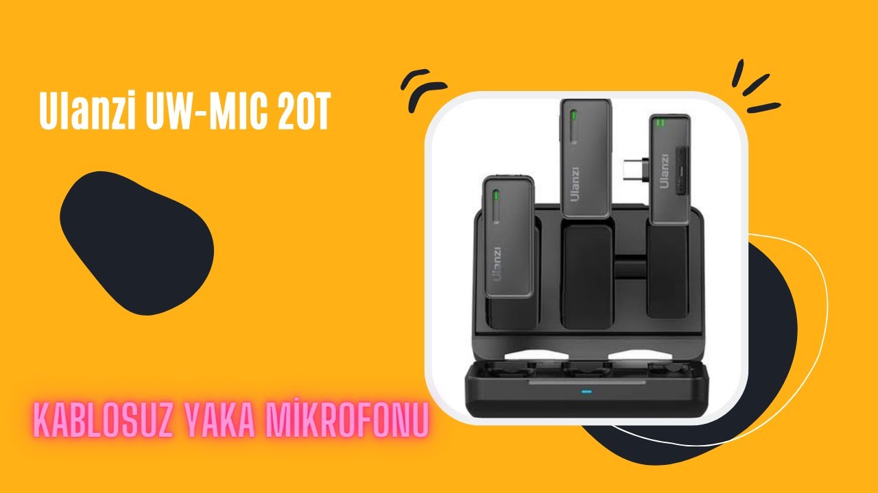 🔥 Ulanzi UW-MIC 20t (Type c) Yaka Mikrofonu İncelemesi: Profesyonel Sesin Yeni Tanımı! 🎤✨