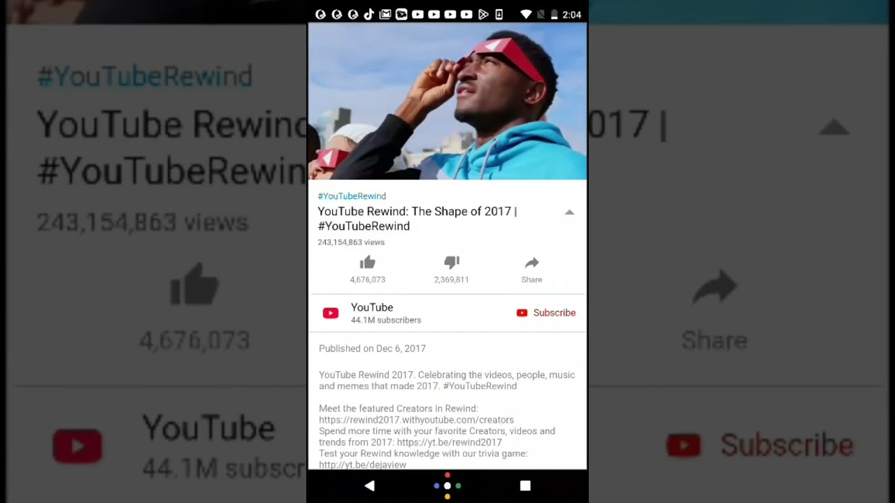YouTube rewind 2017 but it feels more 2017