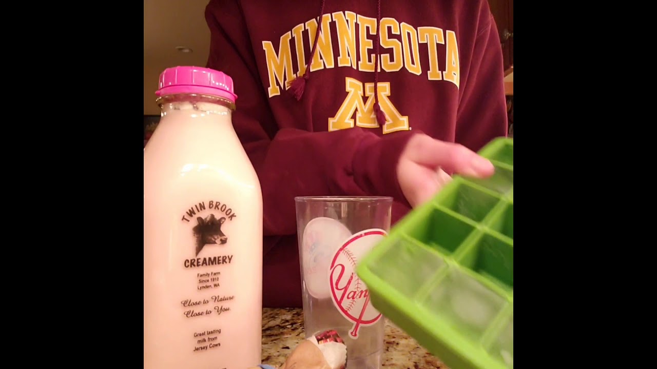Serving Strawby Milk
