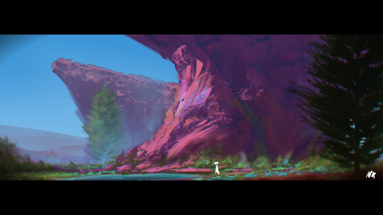 Digital Painting of a Natural Environment