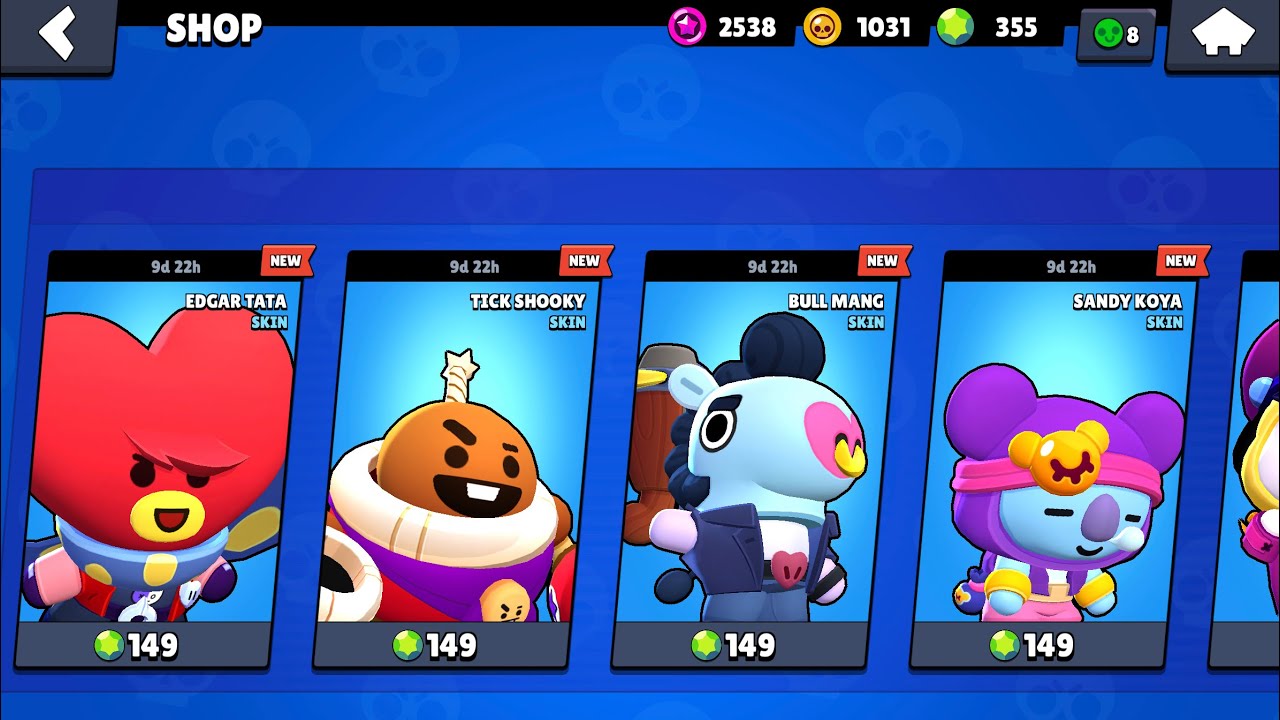 Buying All Skins BT21❤️