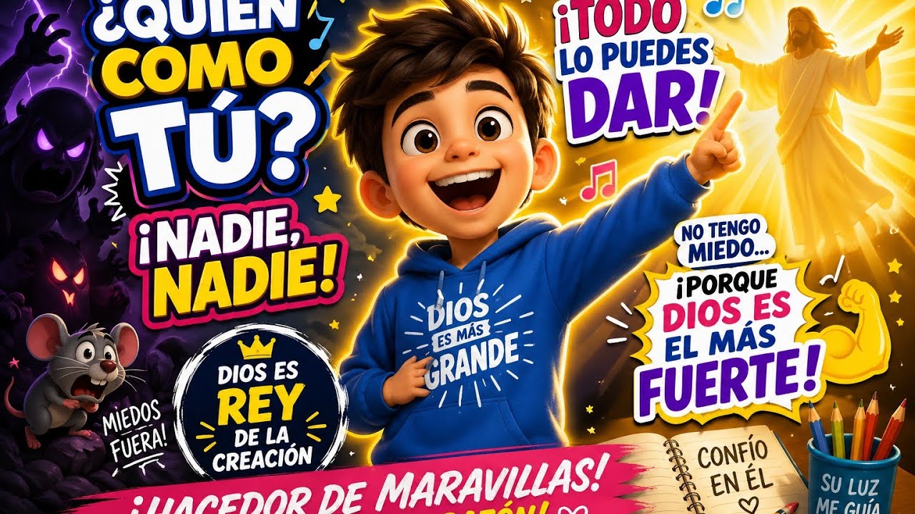 ¿Quién como Tú? Hacedor de maravillas. 🎵 Ronda Infantil Cristiana sobre la Confianza y los Miedos