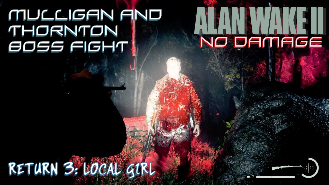 Alan Wake 2 - Mulligan and Thornton Boss Fight (No Damage)