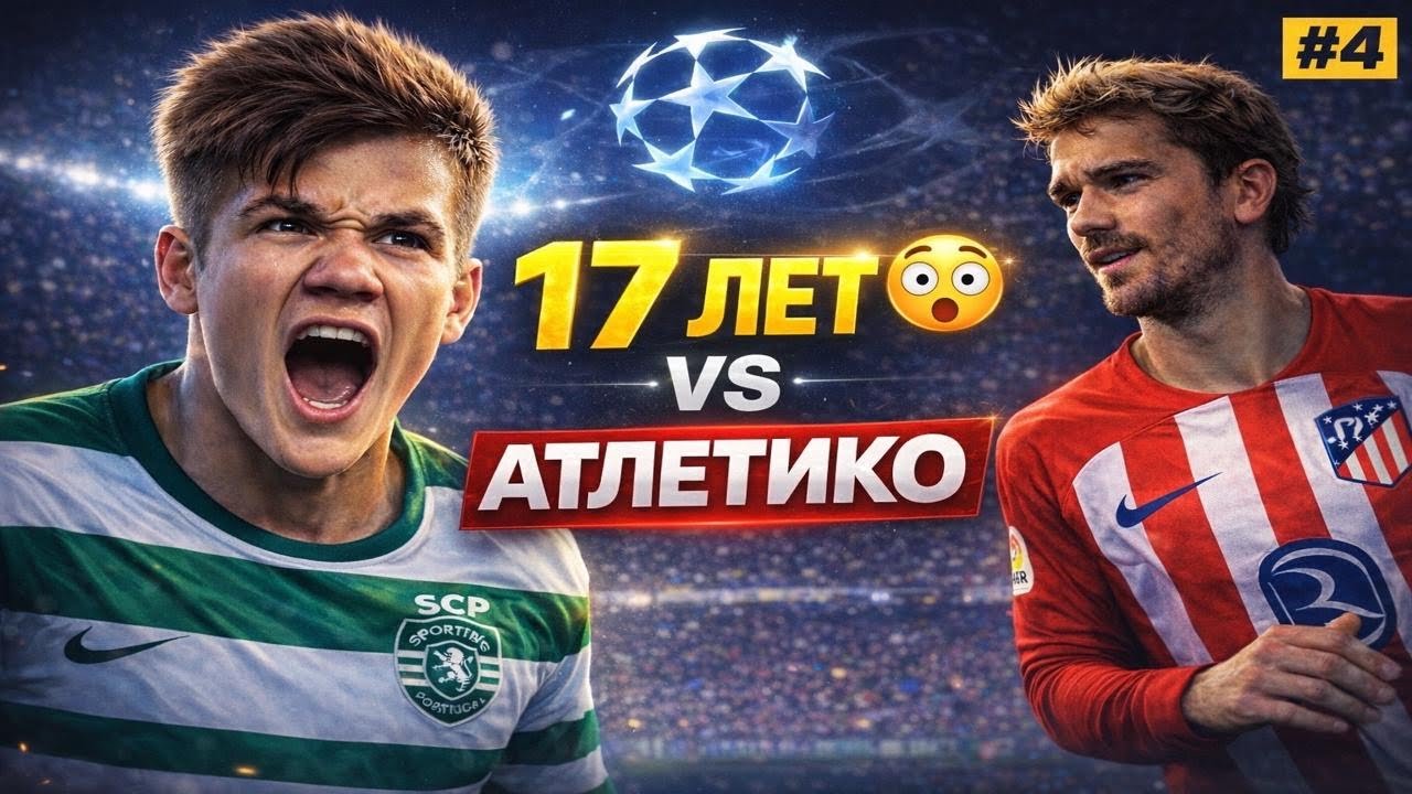 17-ЛЕТНИЙ SILVA ПРОТИВ АТЛЕТИКО В ПЛЕЙ-ОФФ ЛЧ 😳 | FC26 Карьера игрока #4