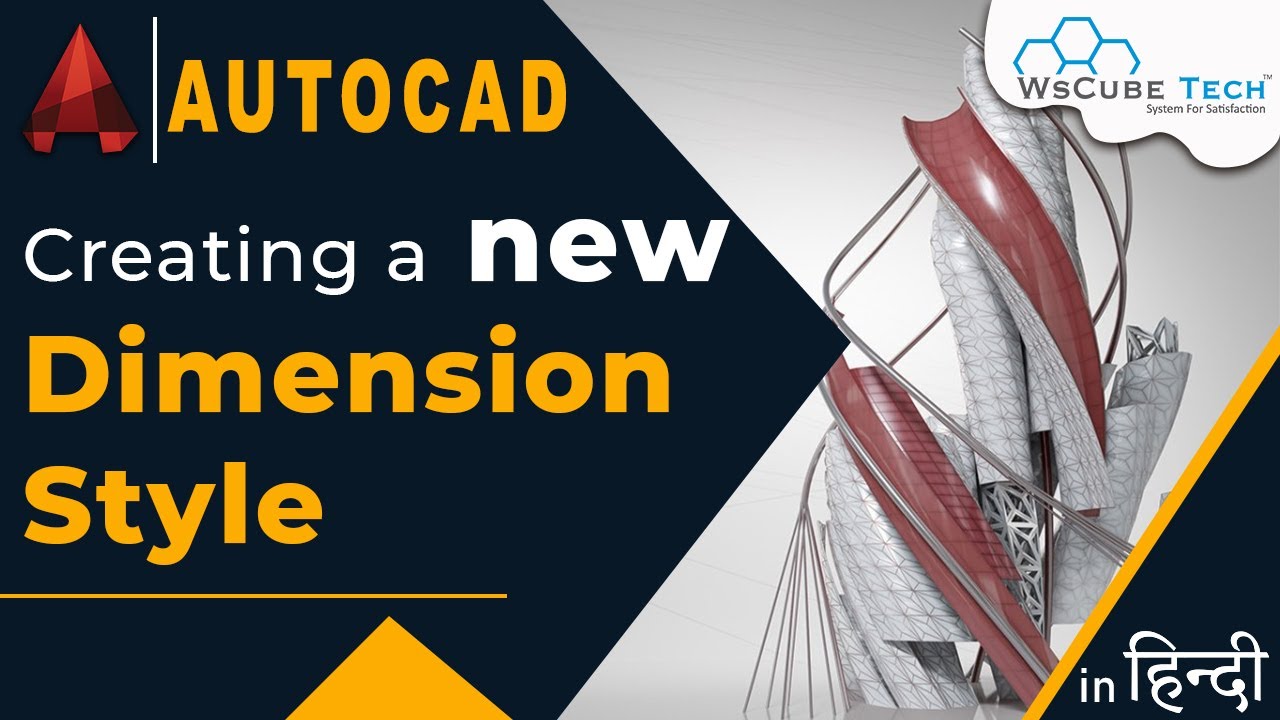 How to Create NEW Dimension Style in AutoCad - Dimension Command [HINDI]