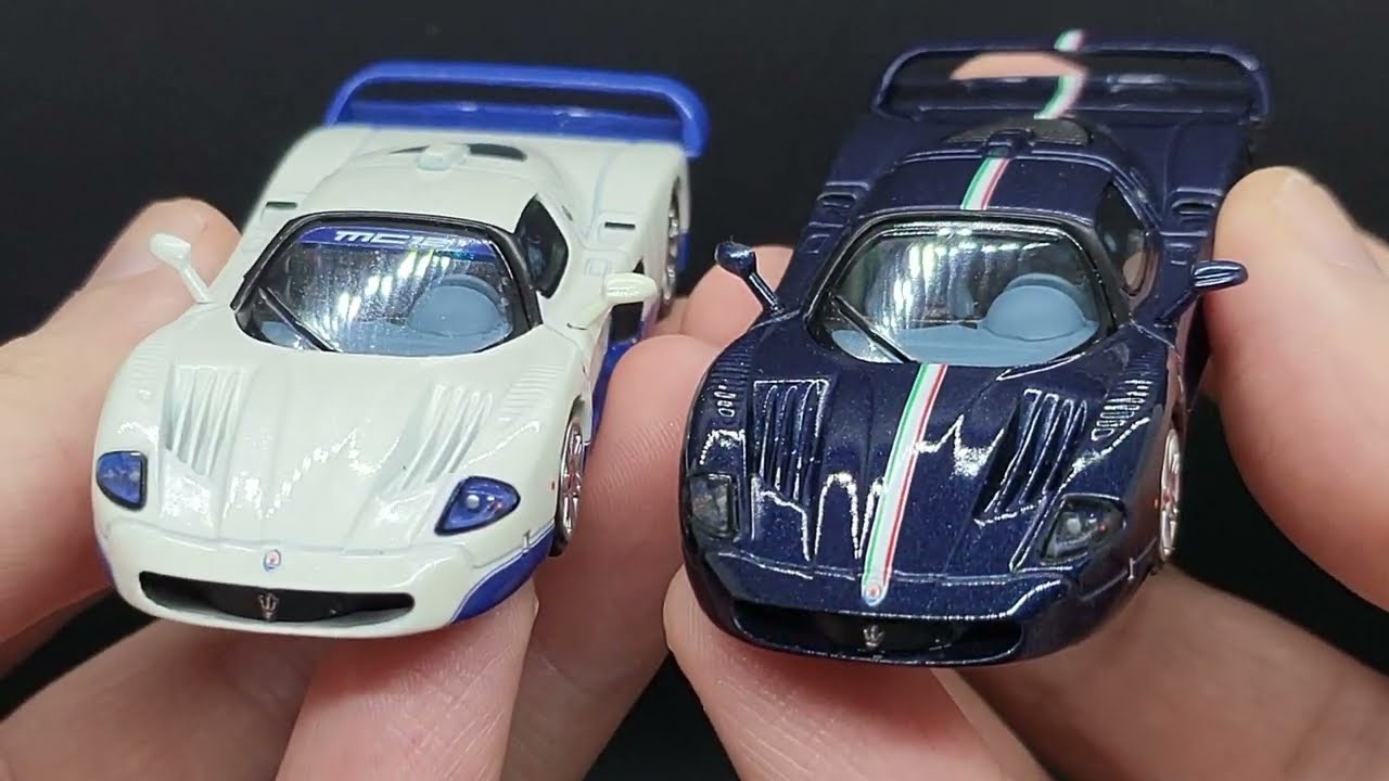 1/64 BBR Maserati MC12 Stradale Blue Metallic Unboxing + Comparison