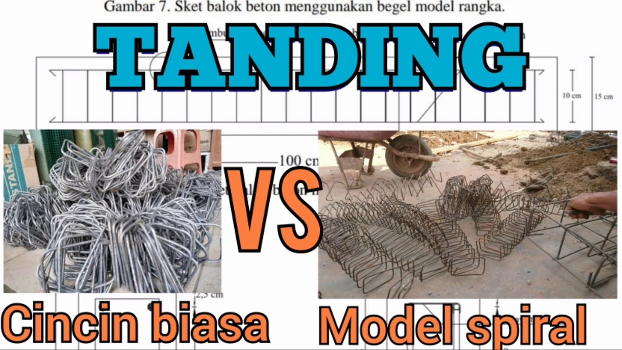 Tulangan beton spiral tahan gempa/Earthquake resistant spiral concrete reinforcement