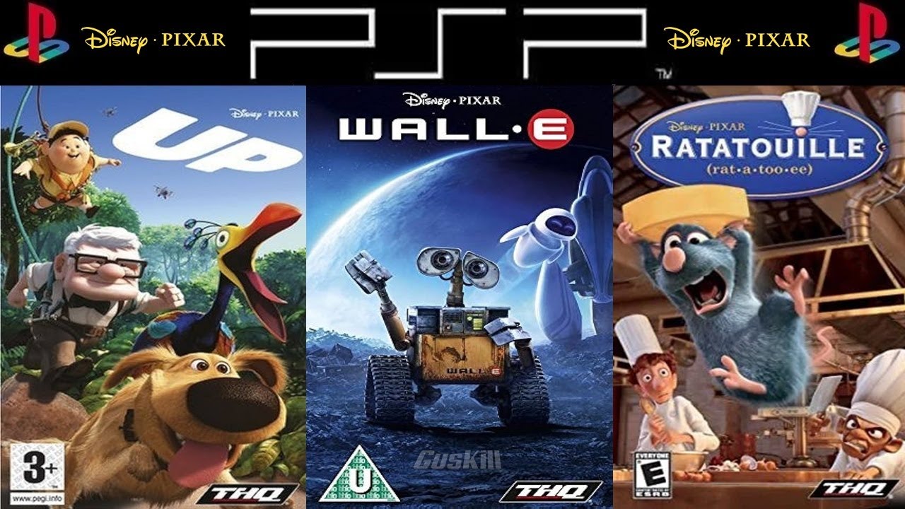 All Disney Pixar Games on PSP