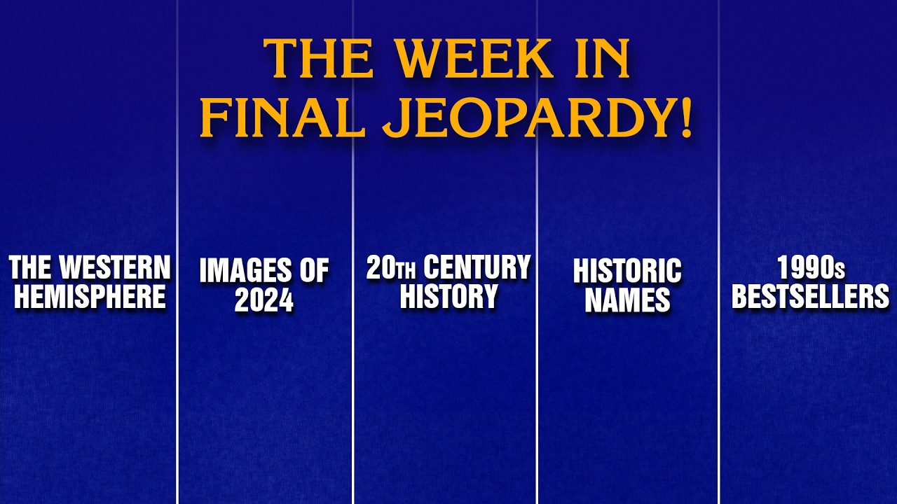 A Week in Final Jeopardy!: 4/21/25-4/25/25 | JEOPARDY!
