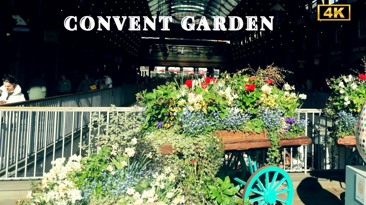 Covent Garden  London Walking Tour | 4k [April 2025]