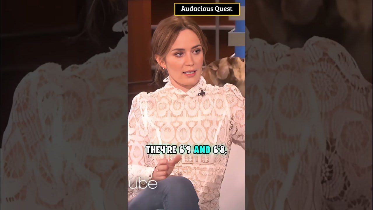 Emily Blunt On John Krasinski’s Giant Family | Shorts 