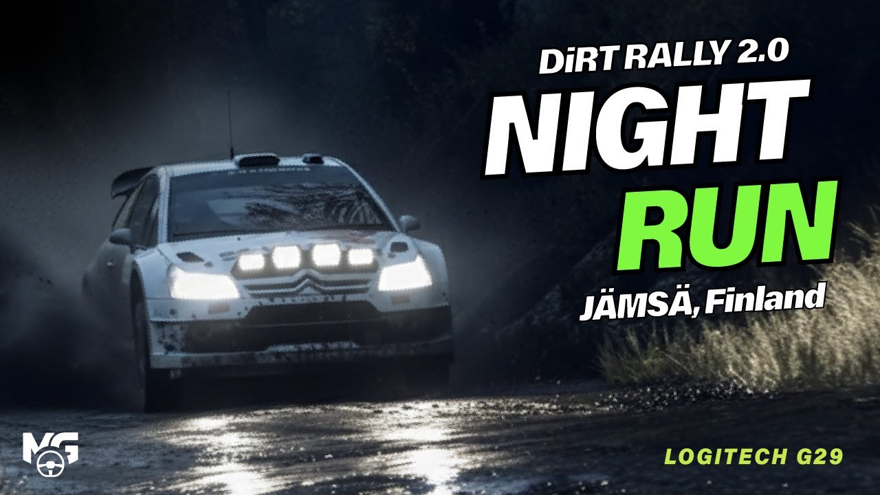 DiRT Rally 2.0 | Finland WET & DUSK | Kailajärvi | Citroen C4 Rally (Logitech G29)