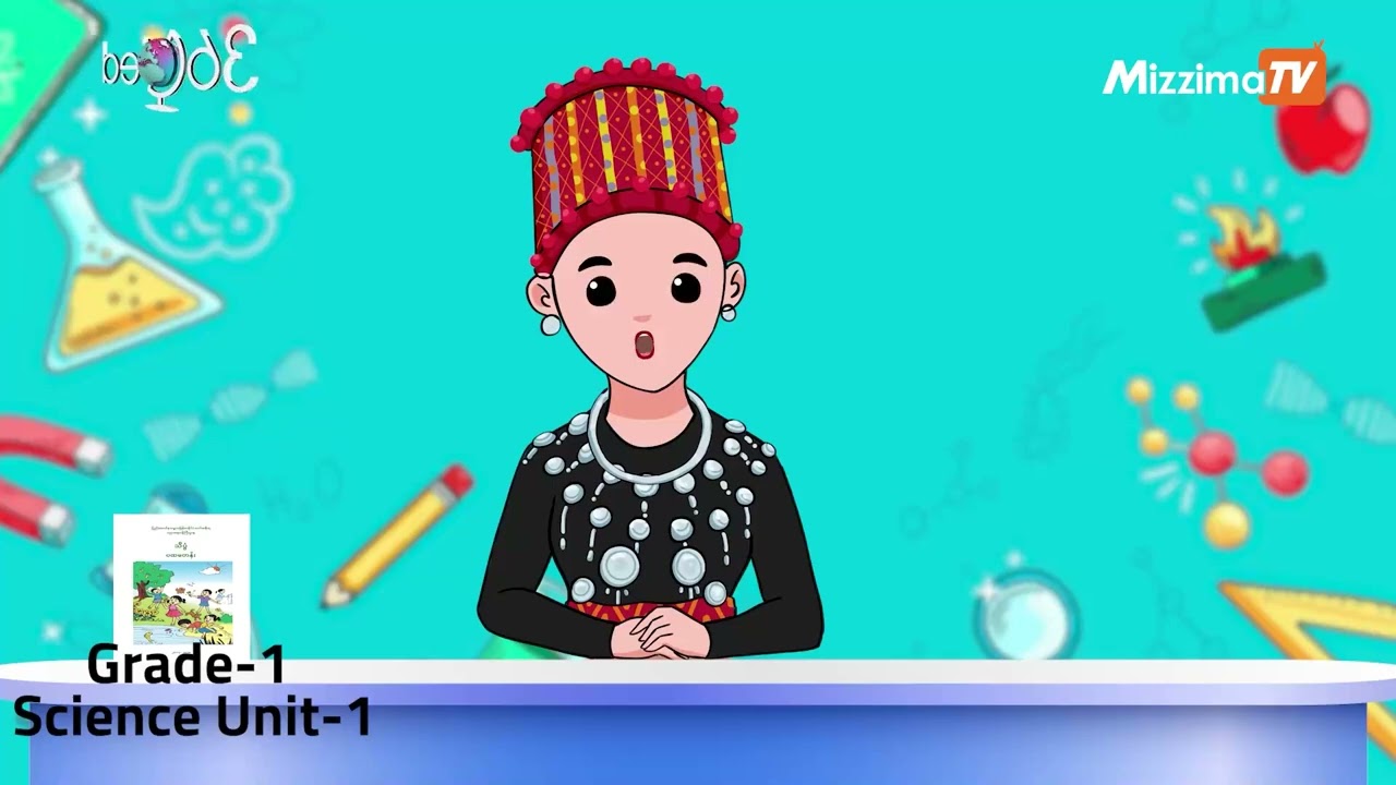 Grade 1- Science Unit-1 သင်ခန်းစာ | ဓါတ်သင်ပုန်းနဲ့ စာသင်မယ်