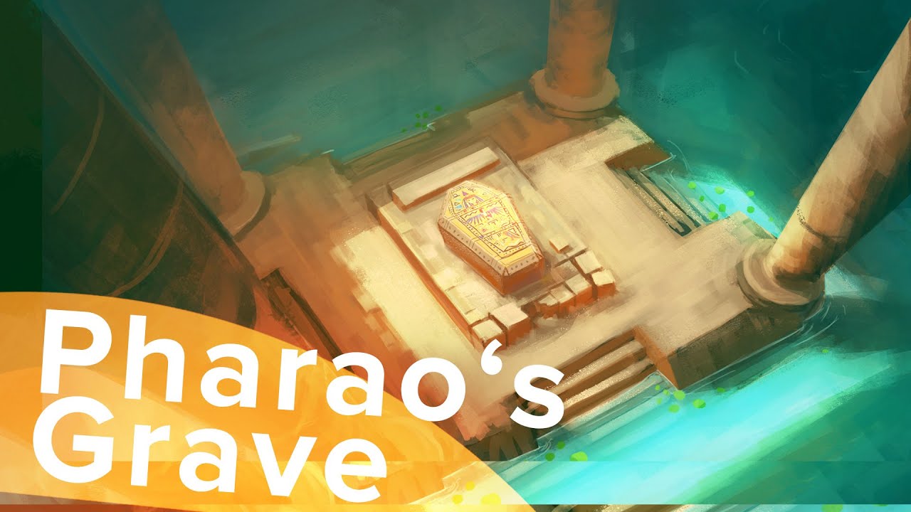 Digital Painting | Pharao's Grave (with annotations!)