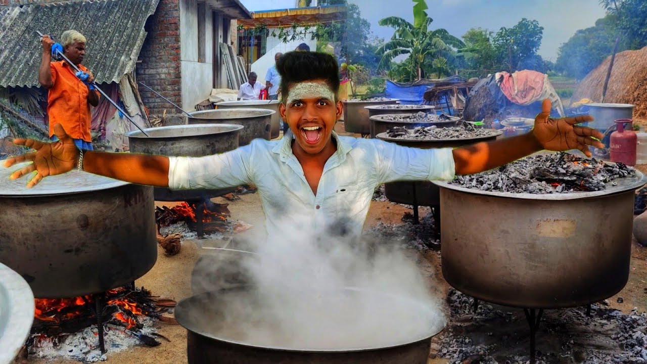 50 KG BIRYANI MAKING IN TAMIL | Vegetable Biryani cooking for function |@spicybigbites