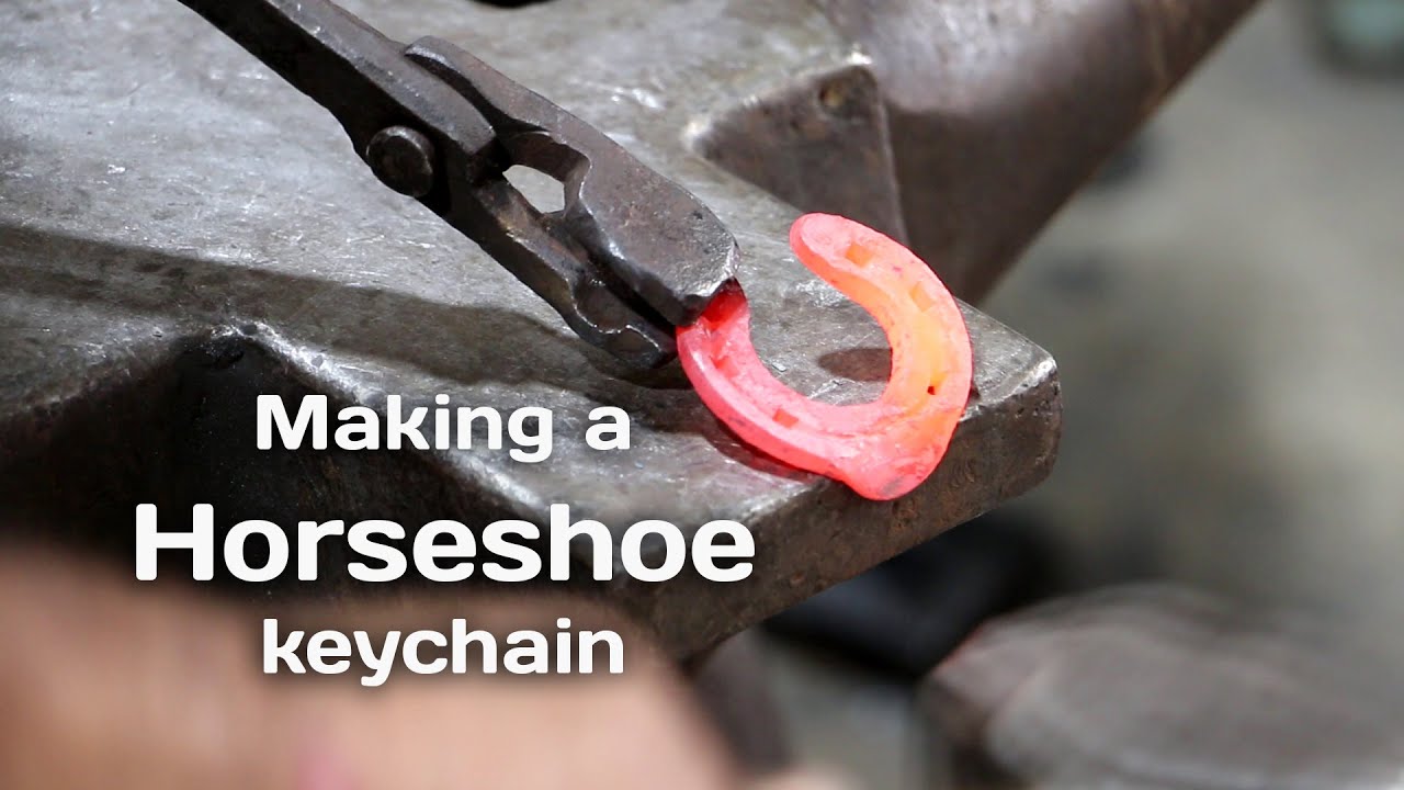 The making of a Horseshoe keychain