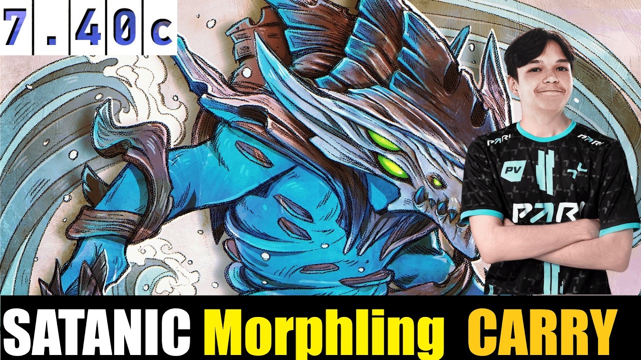 🤯SATANIC[Morphling] HC 7.40C- DOTA 2 HIGHEST MMR MATCH#dota2gameplay  #dota2  #dota2gameplay