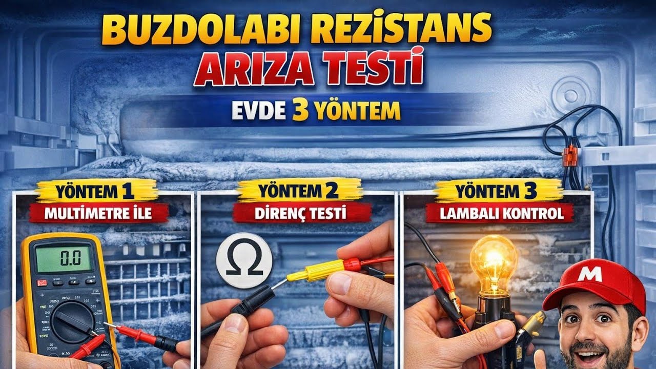 Arızalı Rezistans Ev Ortamında Farklı Yöntemle Arıza Testi Resistor Failure: Different Methods Test